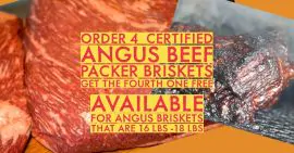 free brisket sale
