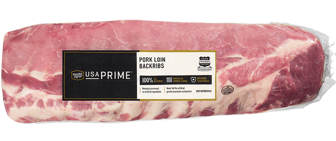 Pork baby back ribs usa prime from prairie fresh pork