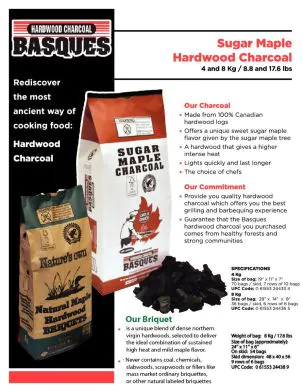 Sugar Maple Lump Charcoal