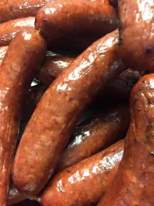 Hot spicy pork sausage
