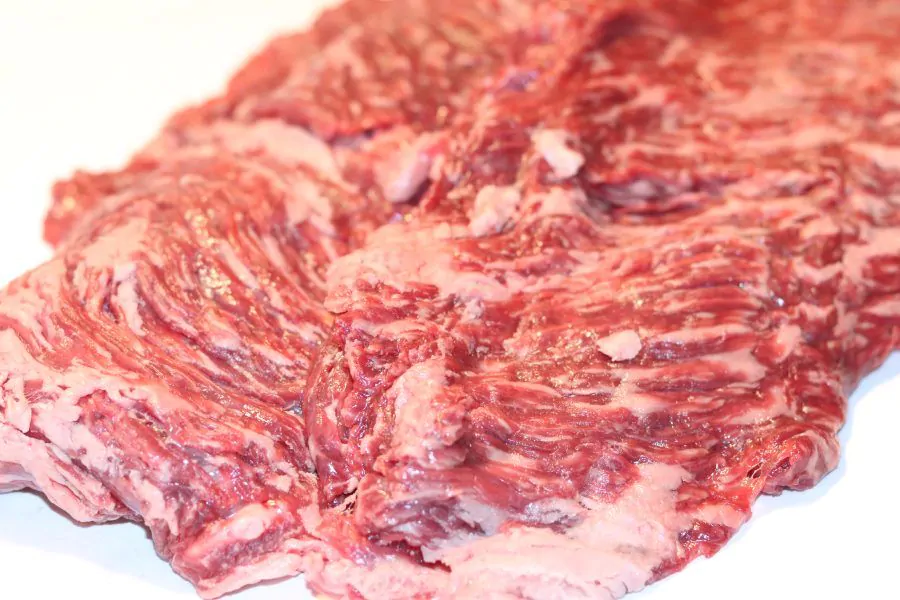 flap steak or bavette steak, are great to cook whole or cut into steak tips